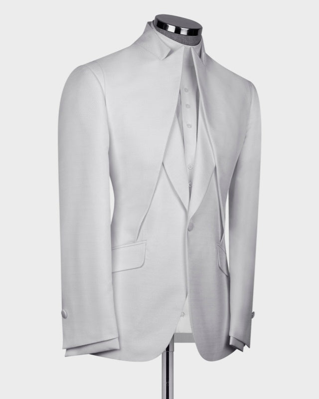 New Arrival White Close Fitting Prom Suits For Men