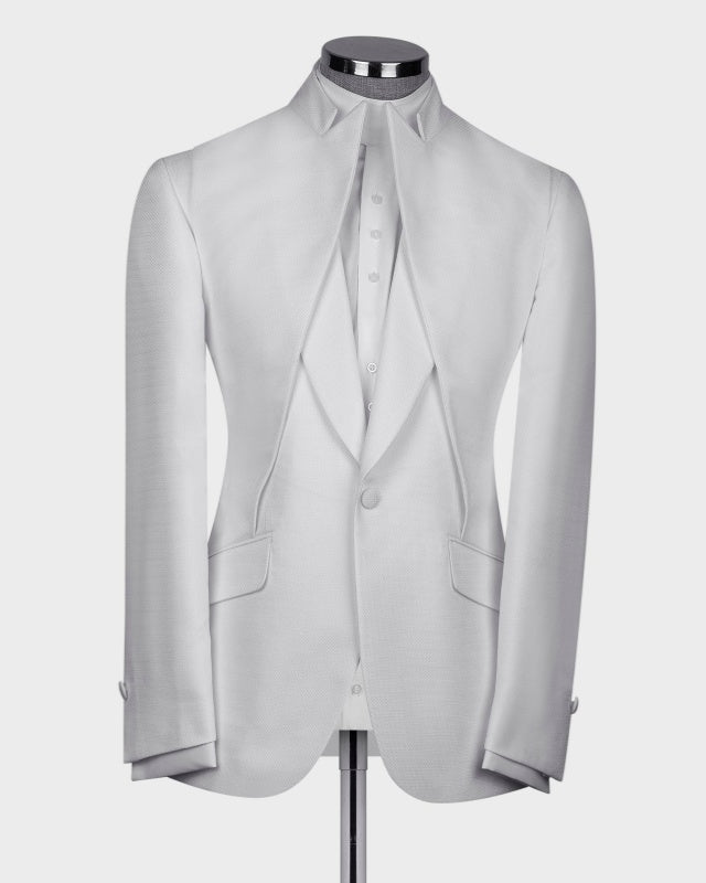 New Arrival White Close Fitting Prom Suits For Men
