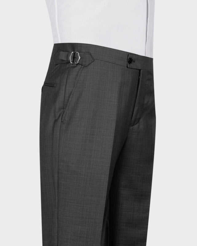 Modern Dark Gray 3 Pieces Slim Fit Business Suits With Waistcoat