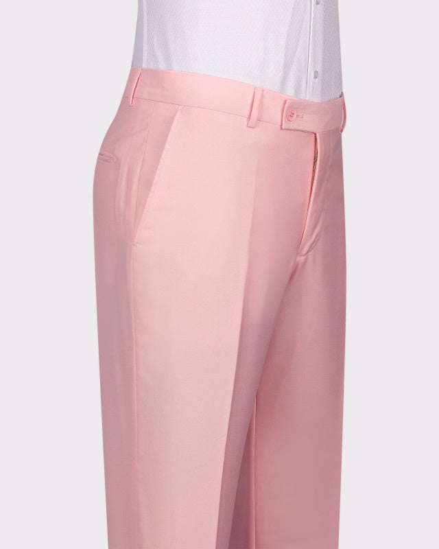 Stylish Pear Pink Double Breasted Wedding Suits For Men