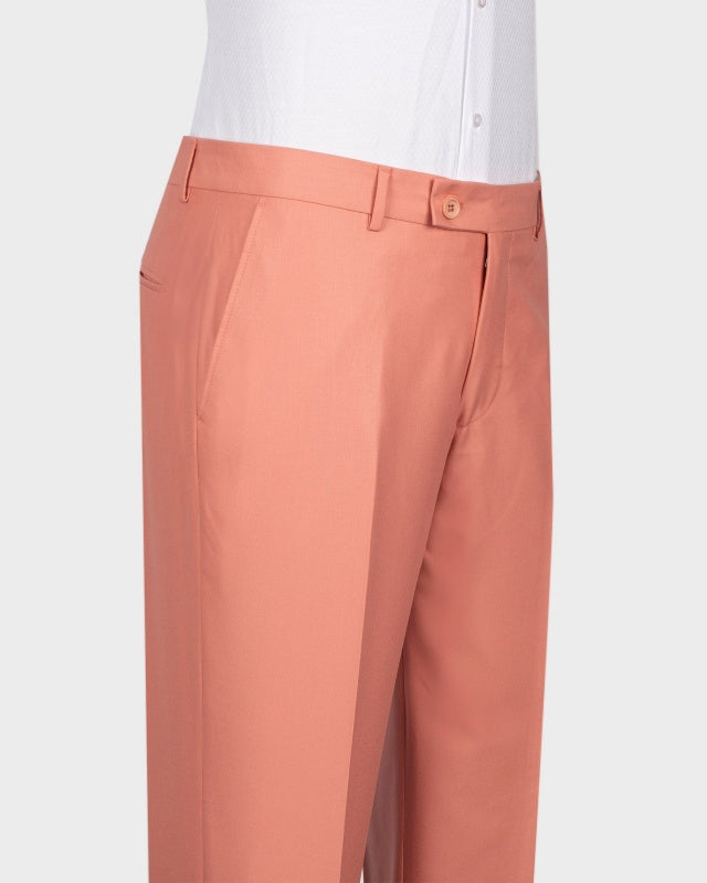 Chic Orange Double Breasted Prom Suits For Men