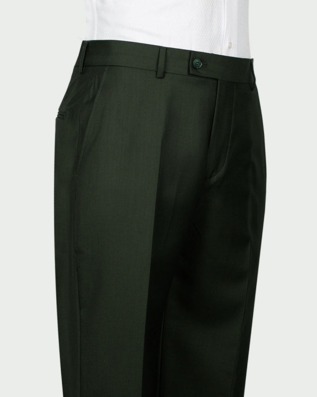 Modern Slim Fit Dark Green Double Breasted Wedding Groomsmen Suits