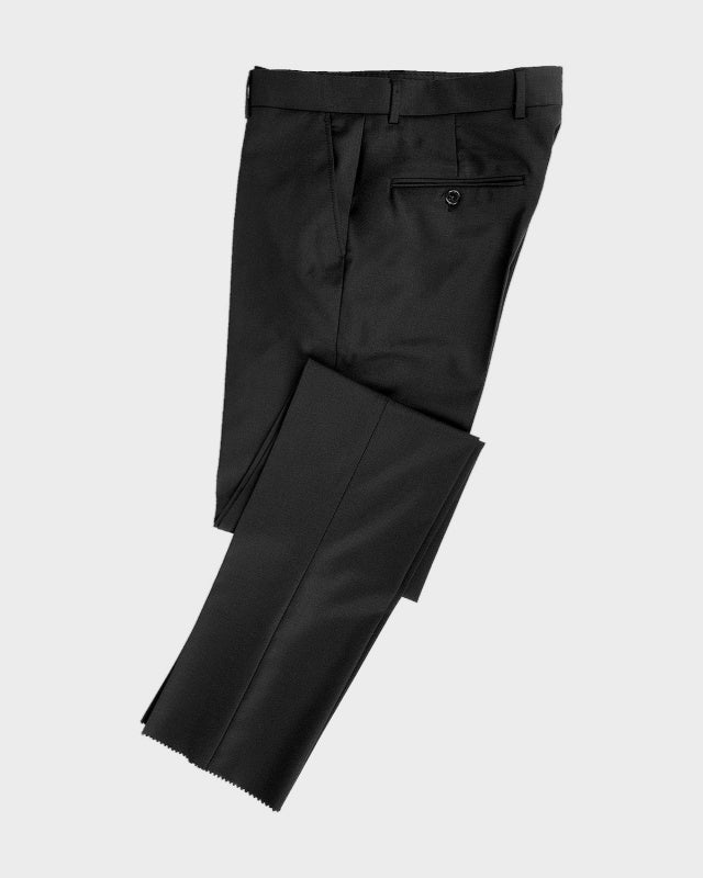 Classic Black Jacquard 3 Pieces Slim Fit Wedding Suits For Men