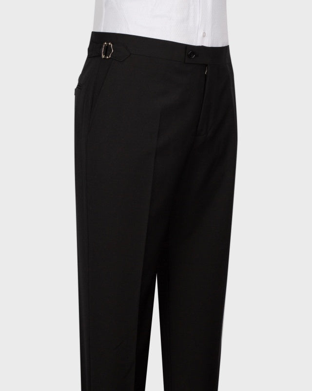 Formal Black 3 Pieces Close Fitting Business Suits With Waistcoat