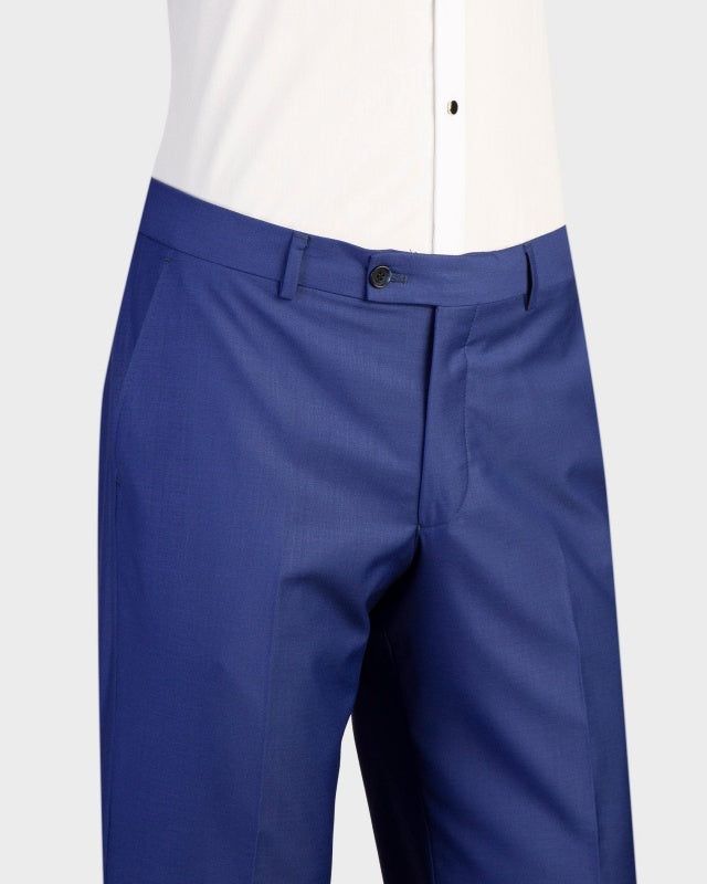 Bespoke Royal Blue Slim Fit Prom Suits For Men