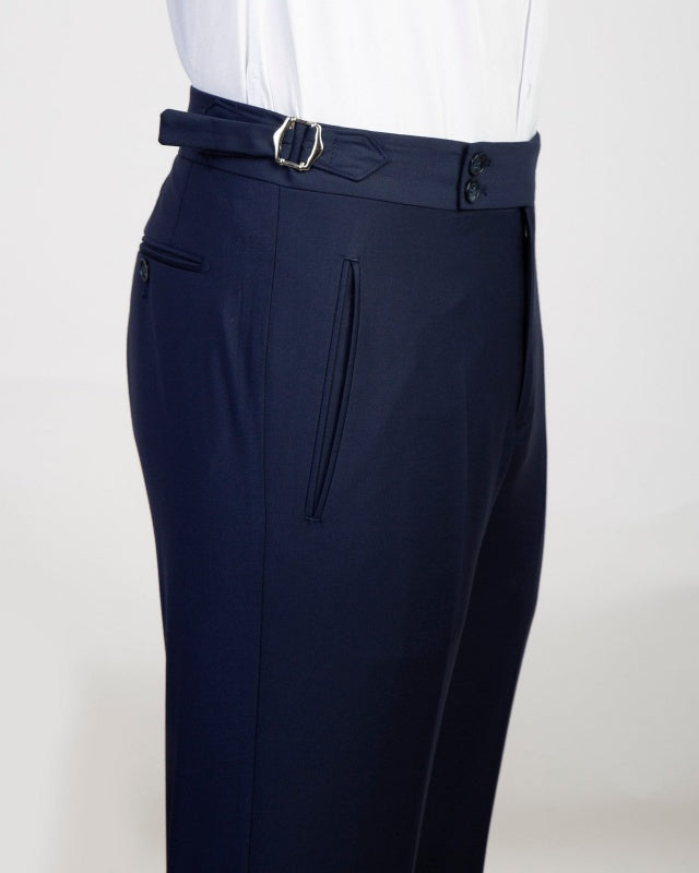 Classic Dark Navy 3 Pieces Close Fitting Business Suits For Men