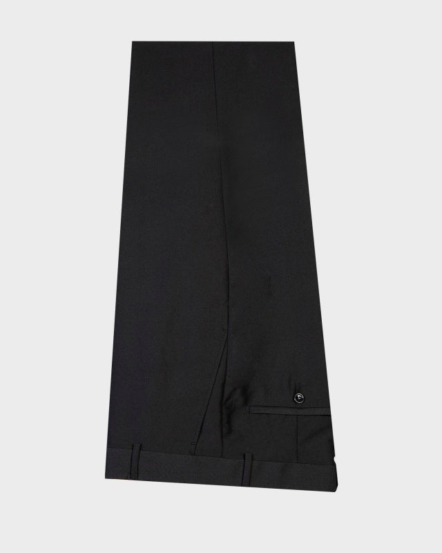 Bespoke Black Double Breasted Shawl Lapel Wedding Men Suits
