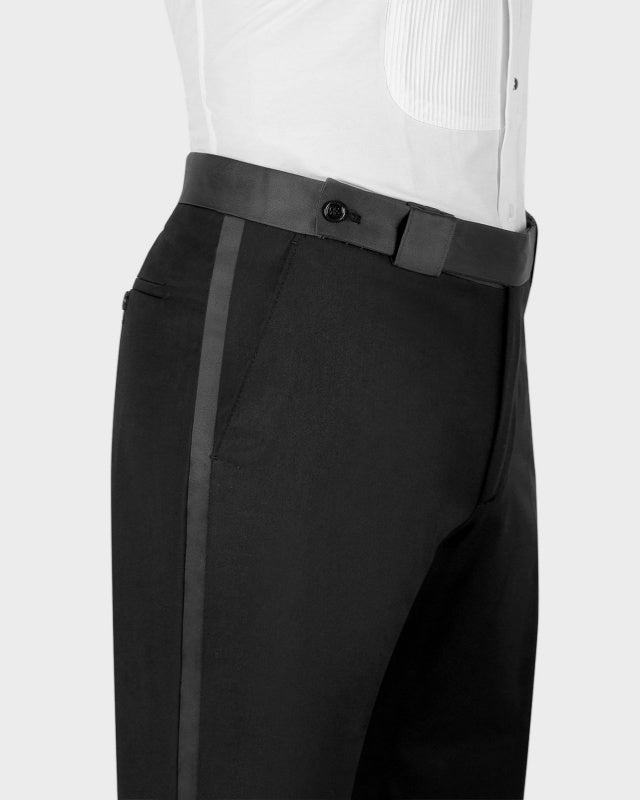 Stylish White Double Breasted Jacquard Prom Suits With Black Belt