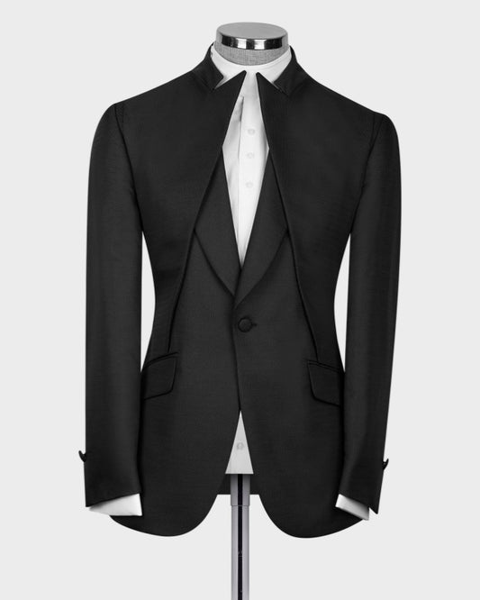 Newest Black Slim Fit Prom Suits For Men