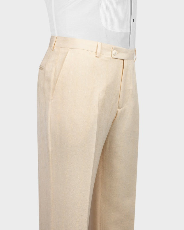 Modern Beige 3 Pieces Big And Tall Prom Suits For Men