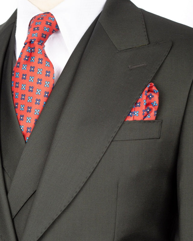 Modern Teal 3 Pieces Close Fitting Business Men Suits