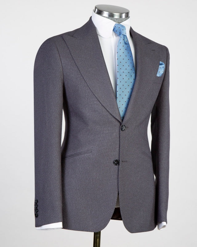 Formal Gray 3 Pieces Best Fitted Business Suits For Men